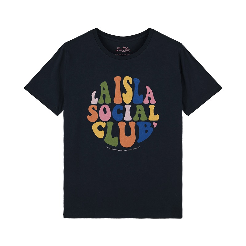 T-shirt La Isla Social Club LA ISLA 2068 - The Kreol Republic